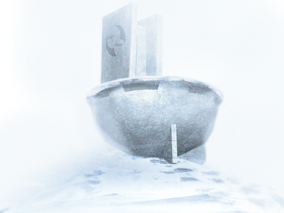 Blizzard blizzard cinema4d future matte painting photoshop sketch snow storm tower