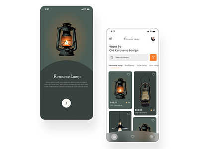 Old Kerosene Lamp Ui.