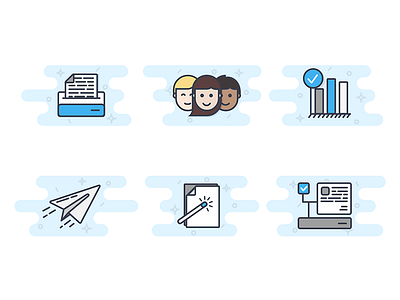 New Icons for a secret project icons illustrations main