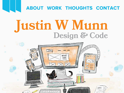 New Website css html illustration jekyll personal site portfolio sass web design