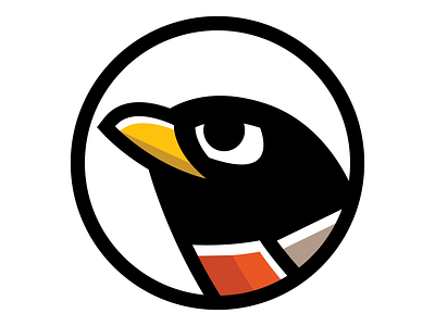 American Robin - Social icon branding illustration logo mark