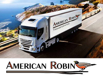 American Robin logo branding logo mark