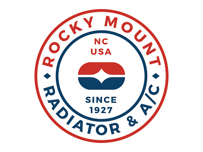 RM Radiator Badge badge branding logo mark