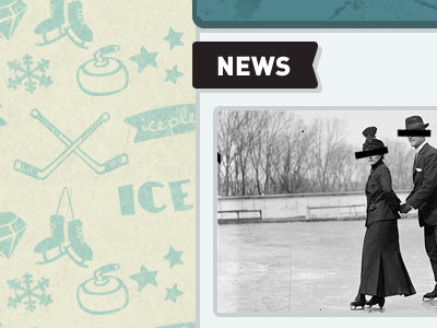 Iceplex News Banner + Pattern