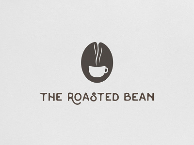The Roasted Bean branding daily challange daily challenge daily logo daily logo challenge design designer graphic graphic design icon illustration illustrator letter logo letter mark logo logo design logos minimalistic the roasted bean vector