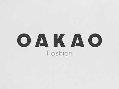 OAKAO branding daily challenge daily logo daily logo challenge design designer fashion fashion logo graphic graphic design icon illustrator logo logo design logos oakao vector word mark wordmark