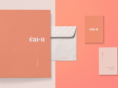 stationary • @studio.cajou - instagram branding logodesign stationery