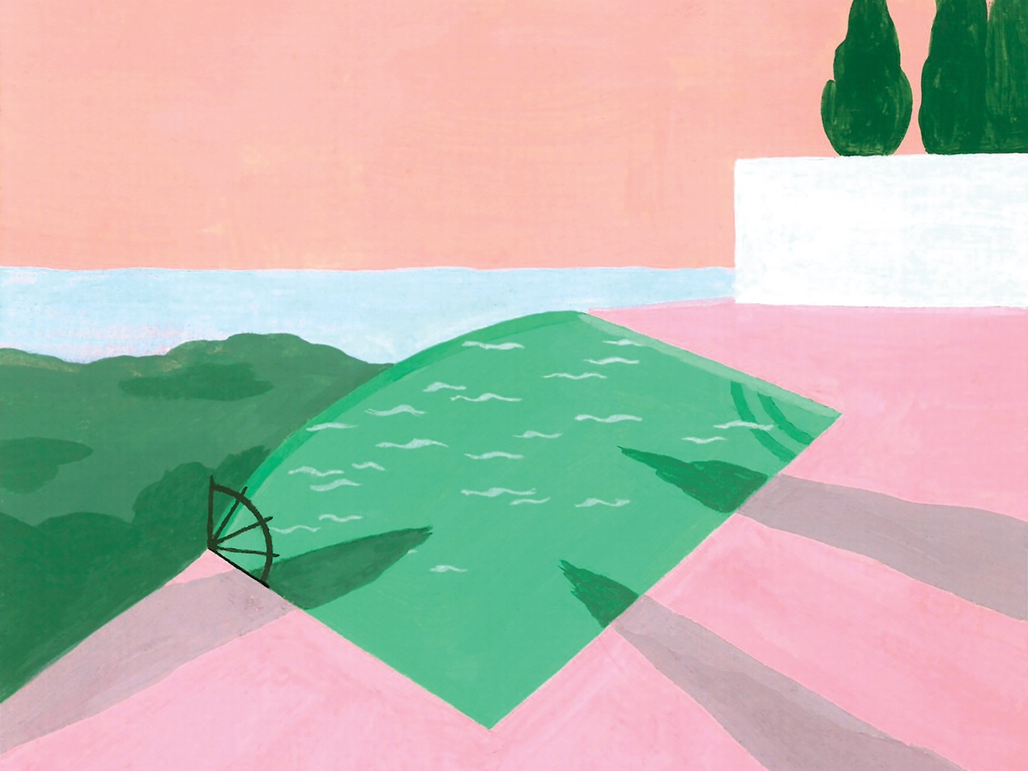 Greek Villa by Loulou Elliott on Dribbble