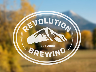 Revolution Brewing beer brewery colorado craft logo mountain