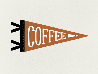 Coffee! coffee coffee shop design drawing handletter illustration pennant procreate procreate app typography