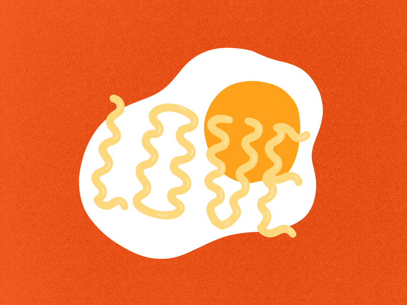 Ramen Love hand lettering typography ramen design gif animation illustration