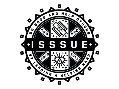 Isssue Badge #1 badge custom logo type