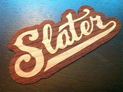 Slater Wood Stickers