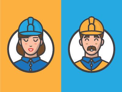 Construction Workers illustration