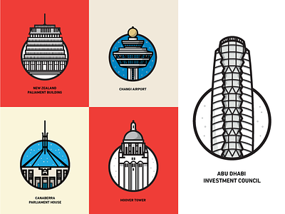 World Icons city icons illustration landmarks
