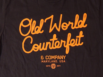 Old World Counterfeit Type