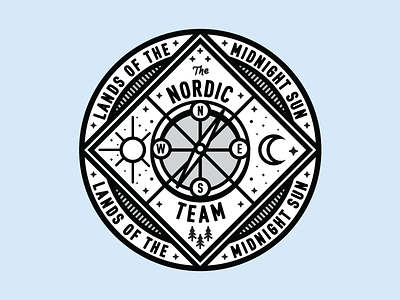 Nordic Compass Badge