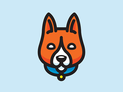 Corgi Mark brand corgi dog illustration logo mark pet