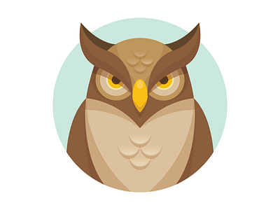 Owl illustration mark owl