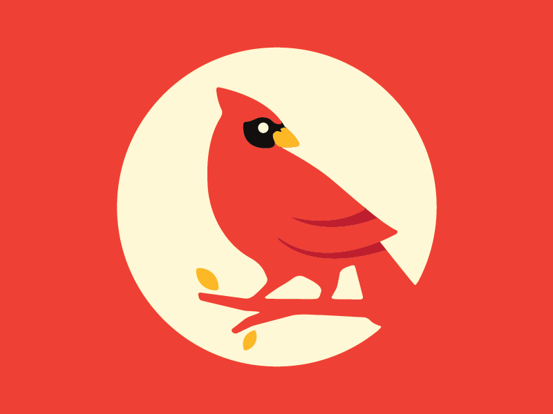 Cardinal Mark baseball bird cardinal logo mark st. louis