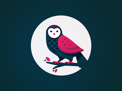 Owl bird illustration mark owl