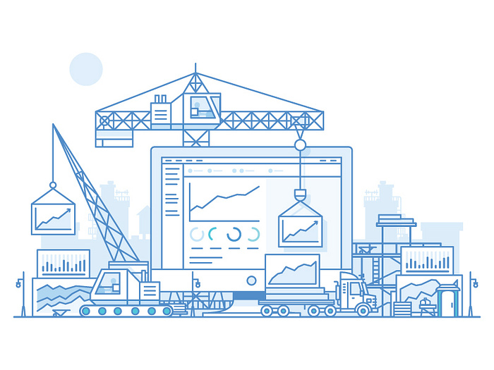 Dashboard Construction by Nick Slater on Dribbble