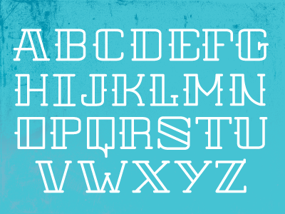 Caramanna alphabet custom type font letters type typography