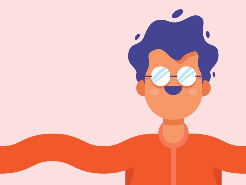 Looking this dude. Умный человек иллюстрация Dribbble. Flat person. Dribbble person. Плоский чувак.