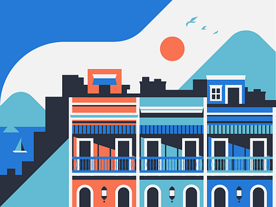 Puerto Rico Cliffside by Nick Slater on Dribbble