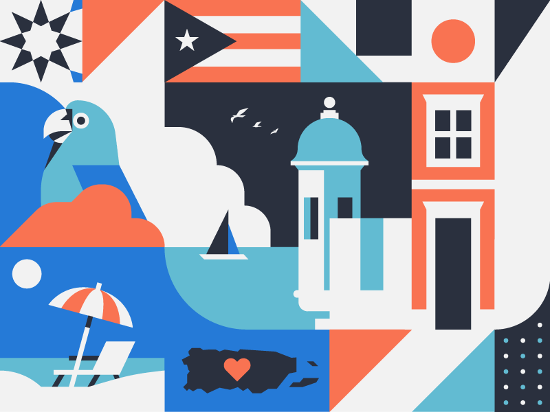 Puerto Rico Amazon by Nick Slater on Dribbble
