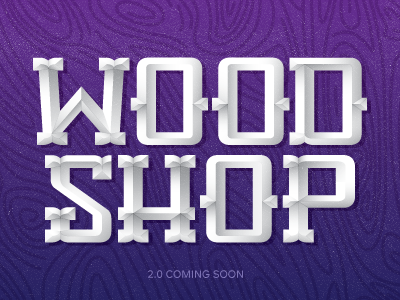 Woodshop 2.0 Font