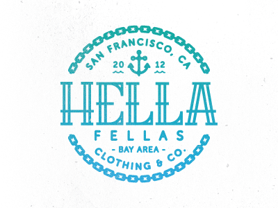 Hella Fellas Badges anchor badge branches clothing custom illustration leafs monogram monsters nature print san francisco seal stickers type vintage water west woods