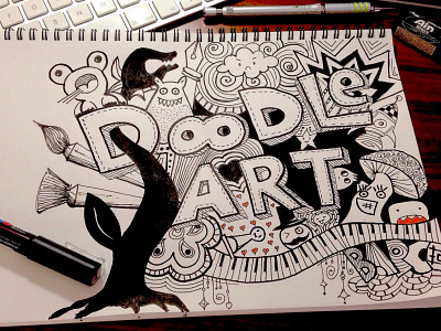 Doodle Art animals doodle drawing hand drawing inspiration line work markers monster posca sketch