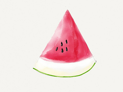 Watermelon cocktail dessert drawing food fresh hand drawing illustration ipad madewhitpaper paper 53 sketch yummy