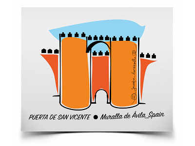 Gate of San Vicente (Ávila-Spain)