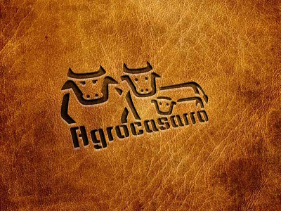 Beautiful Cow Logo animal branding cow desing illustration leather logo symbol