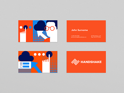 Business Cards branding business cards collateral corporate identity illustration pattern stationary