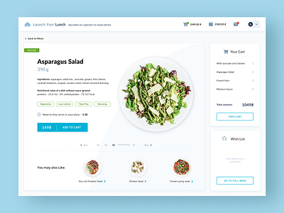 Launch Your Lunch Product page