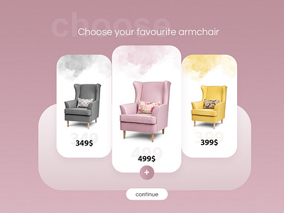 Armchairs design ux web webdesign