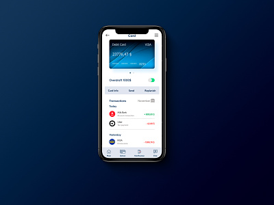 Mobile banking app app banking concept design finance ui user interface ux