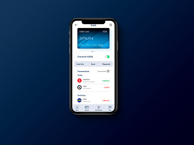 Mobile banking app