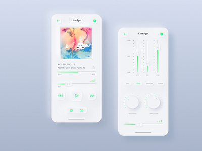 Skeuomorph Music App