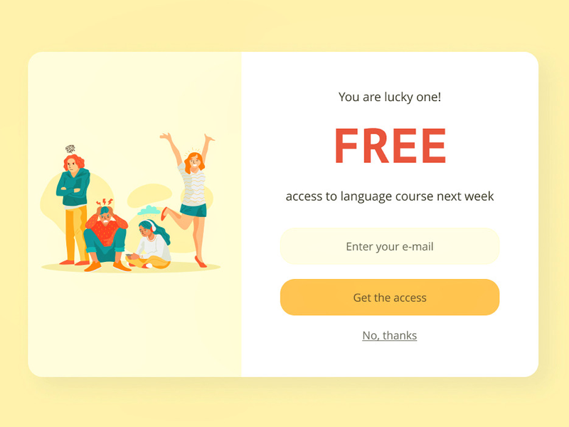 Pop-up/overlay desktop overlay pop-up website user interface uidesign ui design