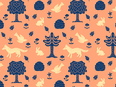 Folksy Woodland Pattern!
