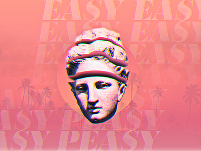 Easy Peasy 80s style colors font photoshop