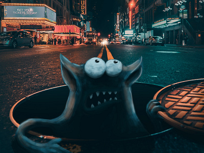 Monster in the streets