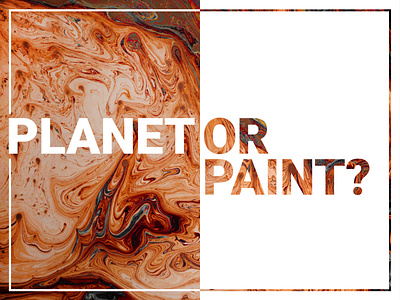 Planet or paint? colors paint photoshop planet space