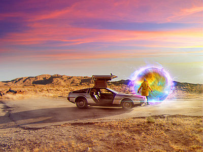 Desert Delorean