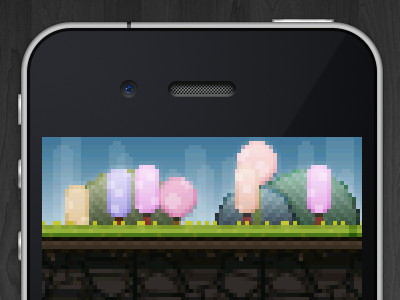 iPhone Game Development game hills iphone pixel
