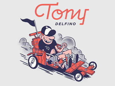 Tony Delfino t-shirt apparel design illustration print typography